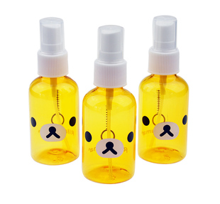  欣云 旅行用品 旅游便携超萌熊 小小喷瓶子 花露水分装瓶子 必备