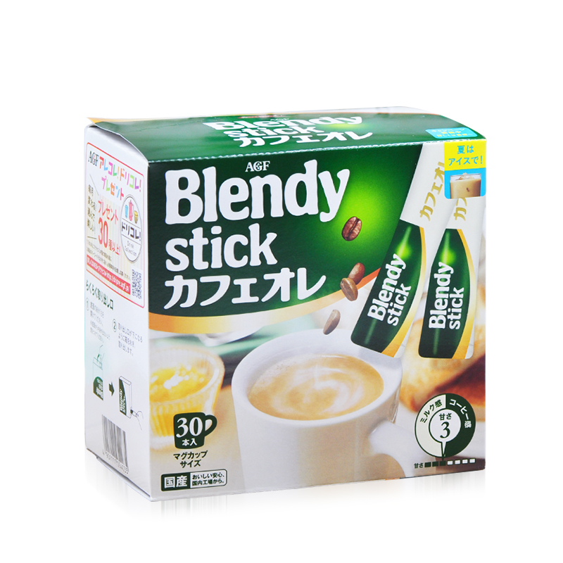 日本AGF BLENDY STICK 欧蕾牛奶咖啡 奶香拿铁30支装19年7月|msdalam kategori kopi/oatmeal/Dibancuh ke dalam teh, kopi segera/biji kopi/serbuk, kopi segera - dari Buy2taobao.com untuk memberikan perkhidmatan ejen Taobao profesional membeli