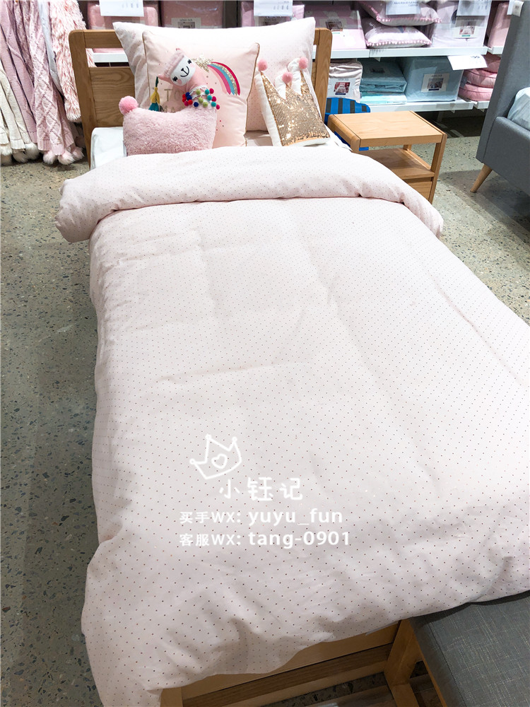 澳洲 adairs儿童床品 被套+枕套 公主粉橘点 纯棉 棉纱 包邮 现货在类目 床上用品, 被套中 - 来自Buy2taobao.com提供专业的淘宝代购服务