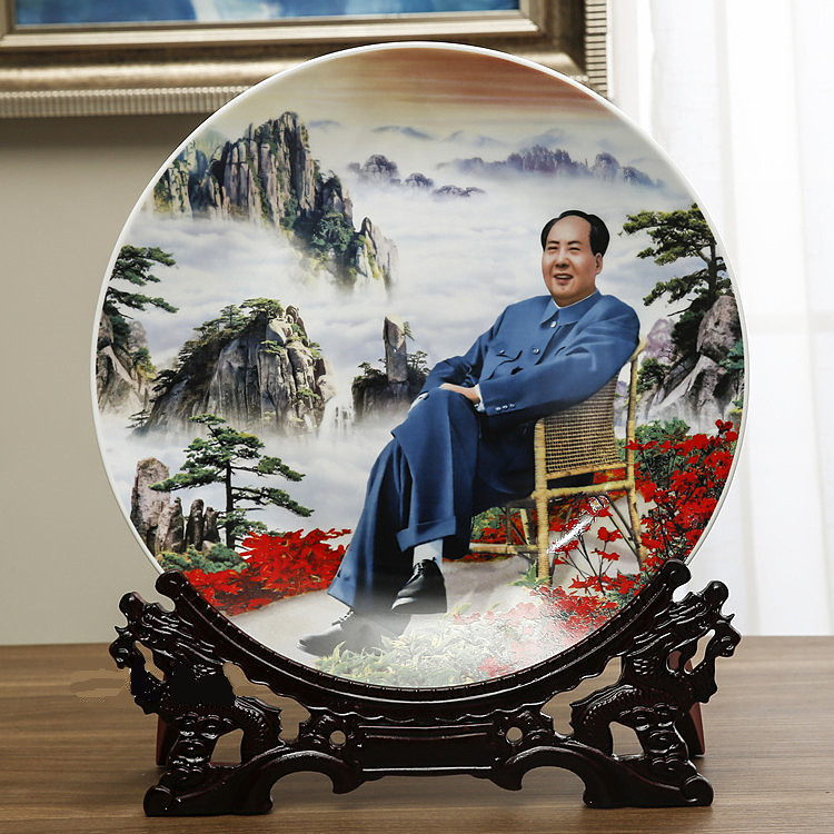 Jingdezhen Ceramic Chairman Mao Wobble Office a living room Town house Lucky Curio Decoration Keepsakein the Home accessories , Decoration category - from Buy2taobao.com to provide professional Taobao agent buy service
