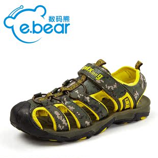  数码熊童鞋 正品夏季新款 男中童镂空韩版儿童沙滩鞋包头凉鞋