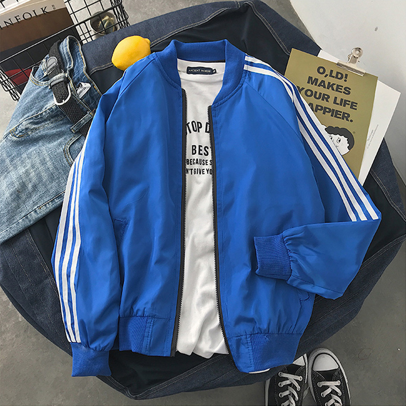 夏季男士夹克男韩版潮流宽松防晒衣棒球服开衫薄外套褂子百搭衣服|msdalam kategori Pakaian Lelaki, jaket - dari Buy2taobao.com untuk memberikan perkhidmatan ejen Taobao profesional membeli