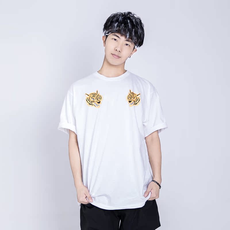 【零夏】t恤男士2019夏季新款运动短袖丅恤潮纯棉透气圆领老虎款在类目 运动服/休闲服装, 运动T恤中 - 来自Buy2taobao.com提供专业的淘宝代购服务