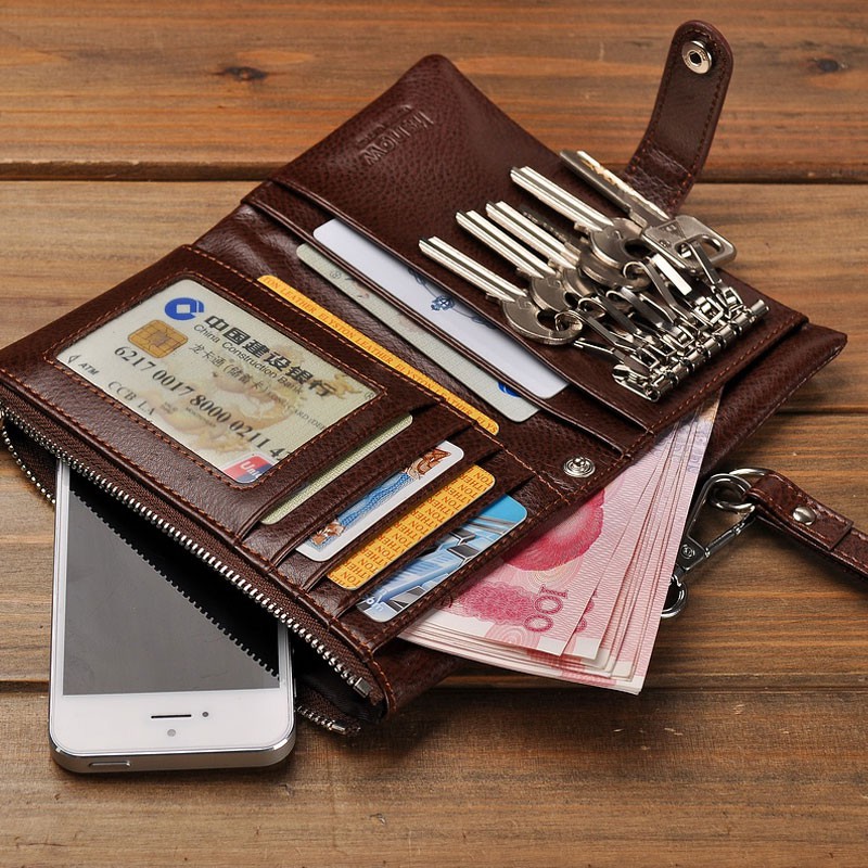 have more cash than can be accounted for wallet one Rooms multi-function Soft leather key case Card package Two-in-one Mobile phone bag capacity Simplicityin the Leather/Lady bags/Men's bag, Wallets category - from Buy2taobao.com to provide professional Taobao agent buy service