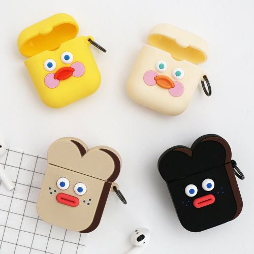 Korean genuine romane lovely Cartoon Apple AirPods wireless Bluetooth headset Charging Box smart coverin the 3C Digital Accessories, MP3/MP4 Fitting , Headphone Accessories category - from Buy2taobao.com to provide professional Taobao agent buy service
