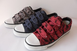  专柜正品双星帆布鞋 男鞋 休闲鞋单鞋板鞋 搭扣 魔术粘 时尚307