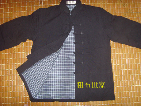 老粗布唐装棉袄男冬装中式立领棉服传统老式盘