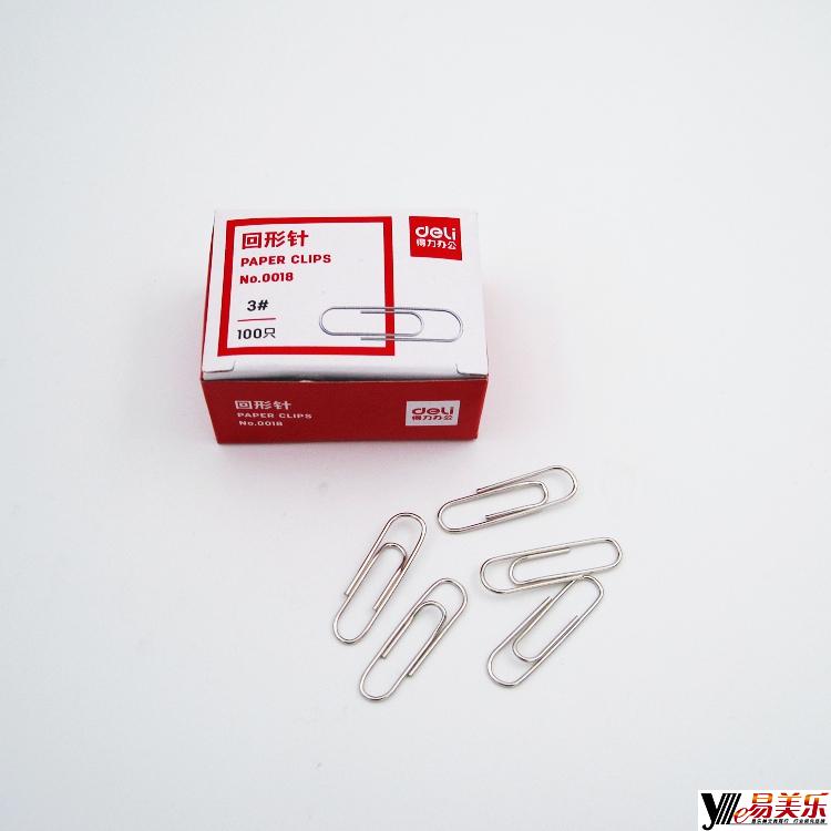 得力文具 得力回形针0018 镀镍 100枚/盒 28mm 得力 曲别针|ruв категории электронный словарь/электрический бумажных книг/канцелярские принадлежности, переплёт товаров, брошь/скрепка - от Buy2taobao.com для оказания профессиональной услуги покупки агента Taobao