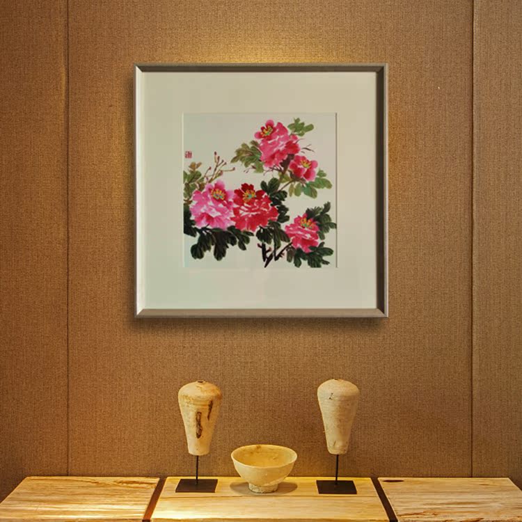 朴水仙堂 花开富贵 晴儿国画 已装裱 孤品 花鸟装饰画顺丰包邮|ruв категории Домашний быт, декоративная живопись, DIY/цифровой живописи - от Buy2taobao.com для оказания профессиональной услуги покупки агента Taobao