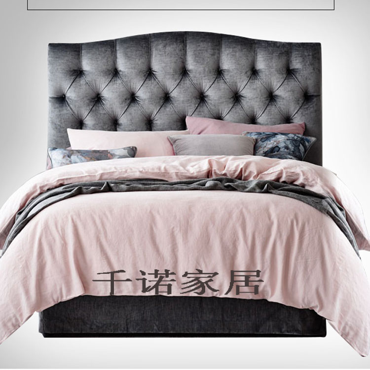 Modern simplicity Small family cloth Soft pack bed Neoclassical European style Soft bed 1.8/1.5/OB01in the Residential furniture , Beds , Fabric bed category - from Buy2taobao.com to provide professional Taobao agent buy service