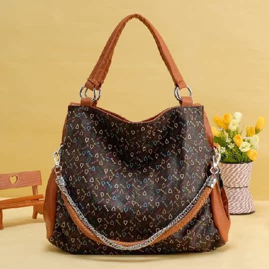 潮包时尚女包正品印花...