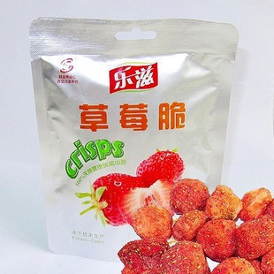  乐滋草莓脆 冻干草莓干 水果脆片 草莓脆片20g