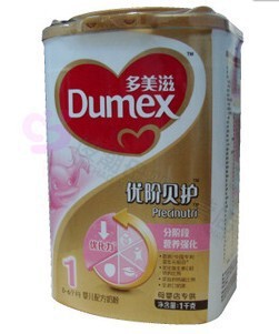  Dumex/多美滋1000g优阶贝护幼儿配方奶粉1段1千克金盾升级