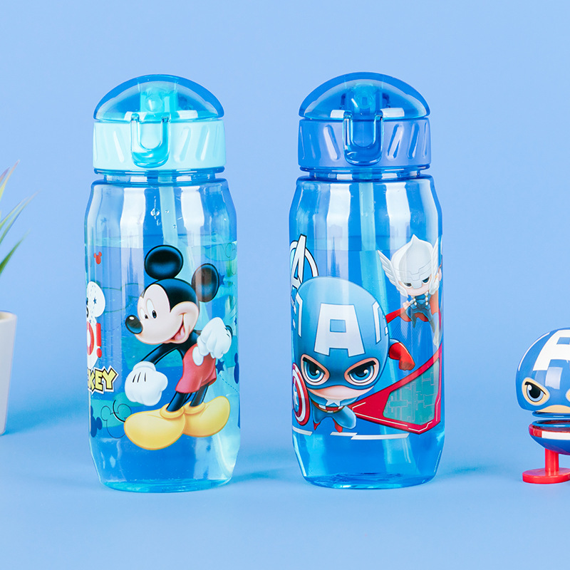 new pattern Disney Disney Cartoon Plastic Water cup children Straw cup baby Trainer Cup student Portable kettle 3170in the Tableware , Cup/Cups/Kettle , Straw Cup category - from Buy2taobao.com to provide professional Taobao agent buy service