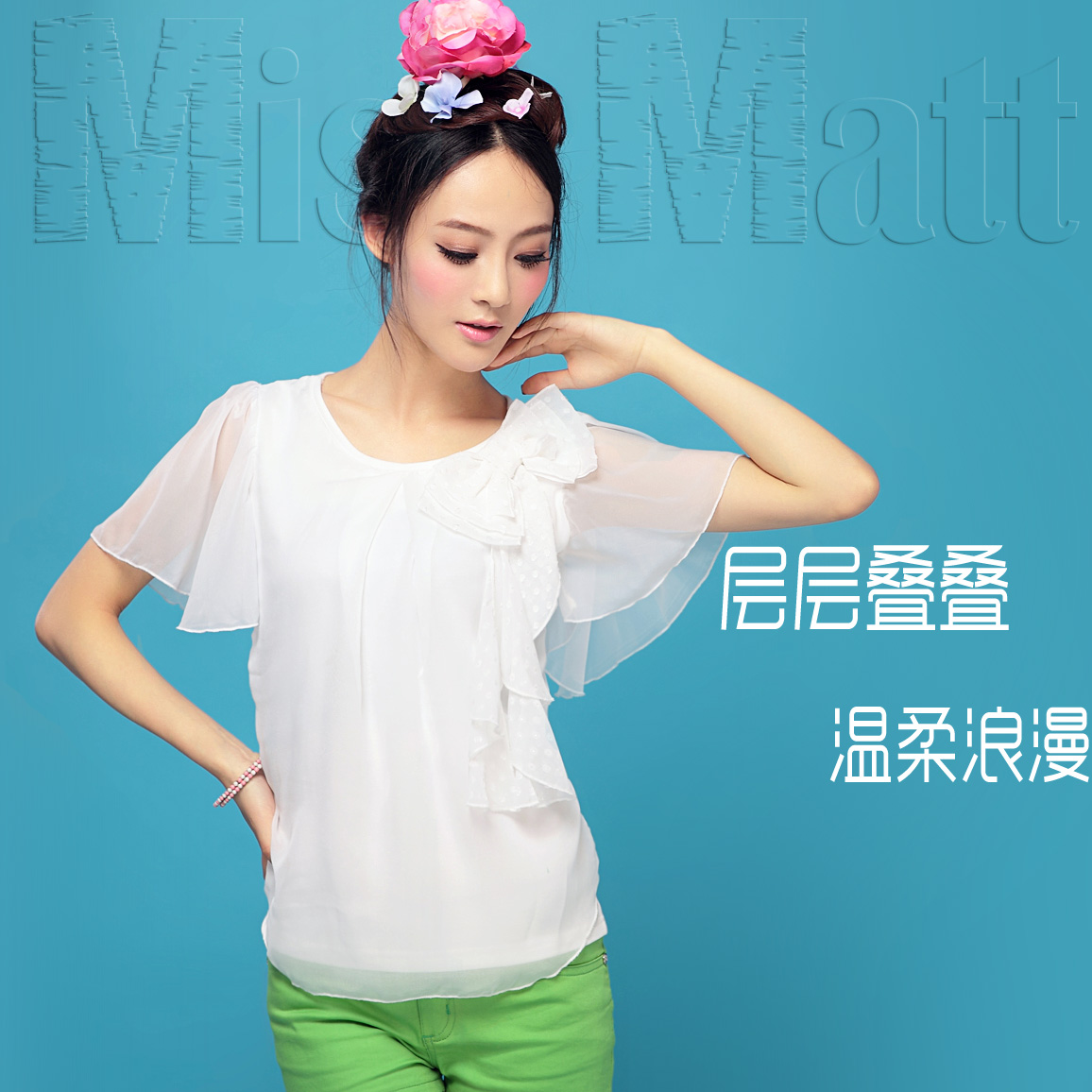 韩版新款短袖白色修身t恤上衣服女宽松夏装潮