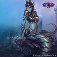 <em>英雄联盟</em>深海妖姬卡西奥佩娅 <em>LOL</em>永久皮肤魔