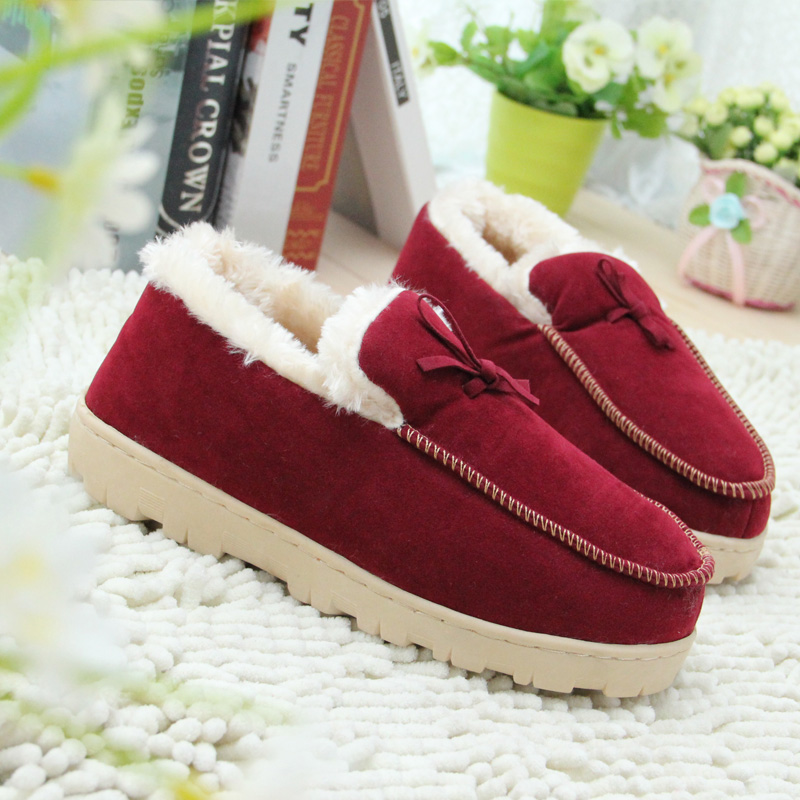 棉拖鞋 女款包跟休闲...