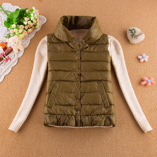 <em>淘宝网少女装</em>韩版学院风时尚百搭羽绒马夹背心