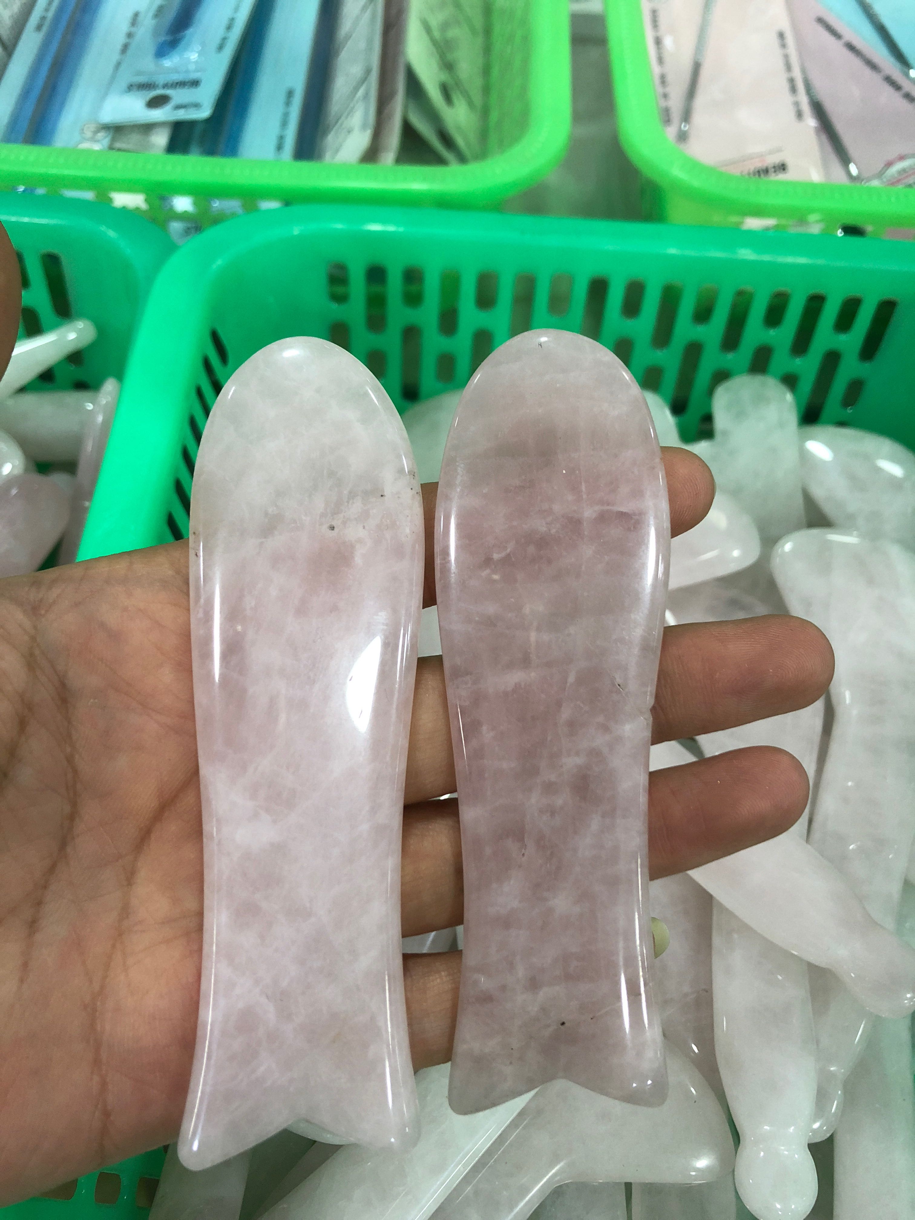 玉石刮痧板 粉晶红东陵鱼型面部眼部刮痧板点穴拨筋棒|msdalam kategori Penjagaan diri/kesihatan/peralatan urut, Equipment Meridian Penjagaan Kesihatan, filem pelupusan/Lembaga - dari Buy2taobao.com untuk memberikan perkhidmatan ejen Taobao profesional membeli