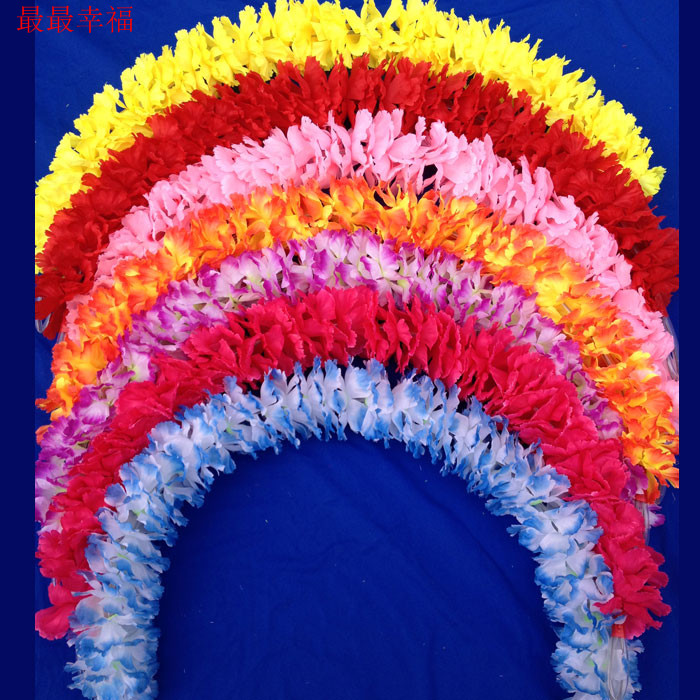 Wire garland Wire Semicircular Garland sports meeting Opening ceremony Activities Props Cloth garlandsin the Sports/Yoga/Fitness/Fans supplies , Dance/Aerobics/Gymnastics , Hula , Hula Set category - from Buy2taobao.com to provide professional Taobao agent buy service