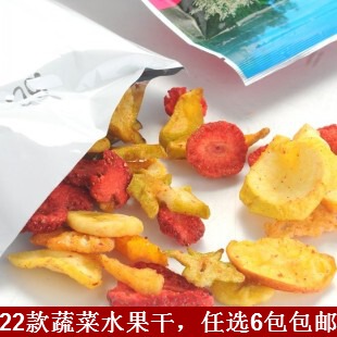  亚细亚田园果蔬 蔬果干水果脆片 什锦综合水果干脆片100g 6件包邮
