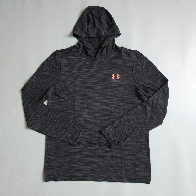 Spot dema UA male Threadborne Quick drying motion leisure time Hooded Long sleeve T-shirt 1298912in the Sportswear/Casual Clothing , Sports Sweater/Pullover category - from Buy2taobao.com to provide professional Taobao agent buy service