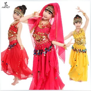 艺动2013舞蹈儿童印度舞服装演出服肚皮舞套