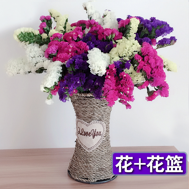 云南勿忘我干花风干干花花束真花带花篮瓶满天星家居客厅装饰摆件在类目 家居饰品, 花瓶/花器/仿真花/仿真饰品, 干花/花瓣/干花包/干树枝中 - 来自Buy2taobao.com提供专业的淘宝代购服务