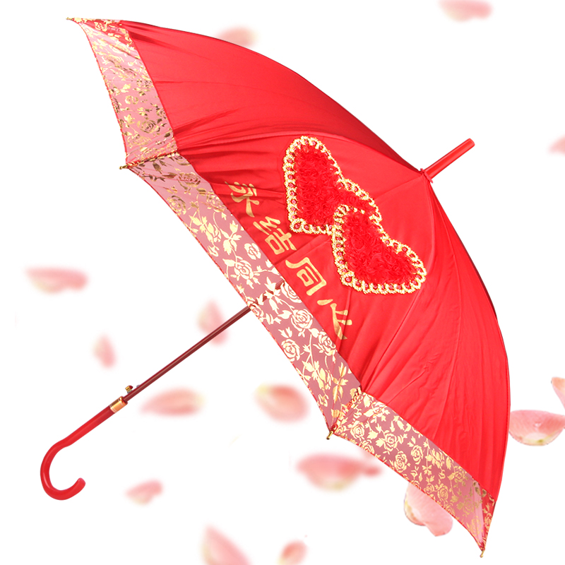 Red Umbrella marry bride marry Wedding celebration Married Sunscreen Lace lace Long handle wedding Jubilation Umbrellain the Home Daily , Umbrella/Rain gear/Rain/Moistureproof , Umbrella category - from Buy2taobao.com to provide professional Taobao agent buy service
