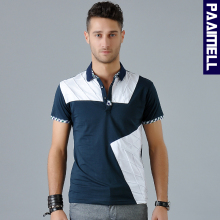 [Spike] 800 Amoy summer models of mixed colors Men Korean Slim handsome lapel compassionate cotton short-sleeved T-shirt men