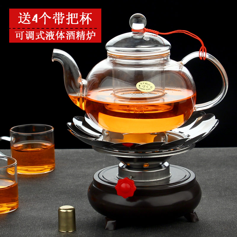 班唯玻璃烧水壶煮水器煮茶炉温茶器炉酒精炉功夫泡茶炉套装酒精灯在类目 餐饮具, 茶具, 茶壶中 - 来自Buy2taobao.com提供专业的淘宝代购服务