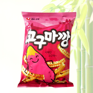  韩国进口农心 进口膨化红薯条 休闲食品55g