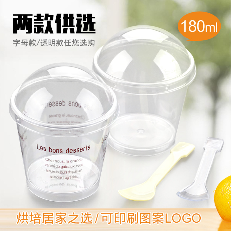 喇叭花180ml壹次性杯子7770慕斯杯布丁酸奶杯木糠杯帶100只送勺子在類目 居家日用, 防護用品, 其它勞保用品中 - 來自Buy2taobao.com提供專業的淘寶代購服務