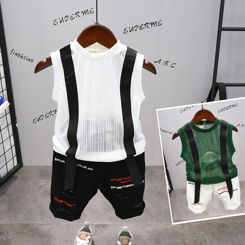 summer tulle Hollow ventilation Children's clothing children Child girl Boys vest 1-7 Thin section camouflagein the Children/Baby/Family fitted , Vest harness category - from Buy2taobao.com to provide professional Taobao agent buy service