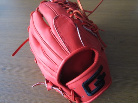 GPLUS,G+定制棒球手套垒球手套12095纯红三垒
