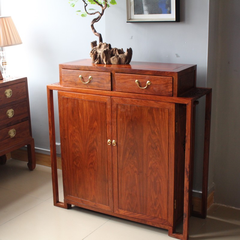 QAY Home Furnishing Kyocera New Chinese style furniture All solid wood Shoe cabinet Rosewood furniture capacity Shoe cabinetin the Residential furniture , Cabinet , Shoebox category - from Buy2taobao.com to provide professional Taobao agent buy service
