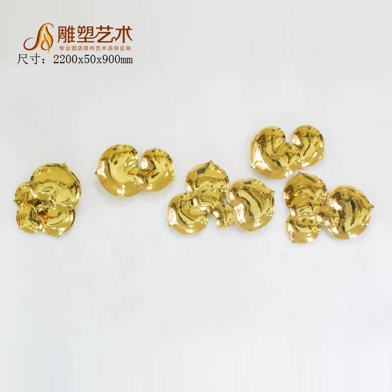 originality Stainless steel electroplate Peach Artwork Wall decoration hotel Sales offices Open Houses Background wall Titanium Pendantin the Home accessories , Mural category - from Buy2taobao.com to provide professional Taobao agent buy service