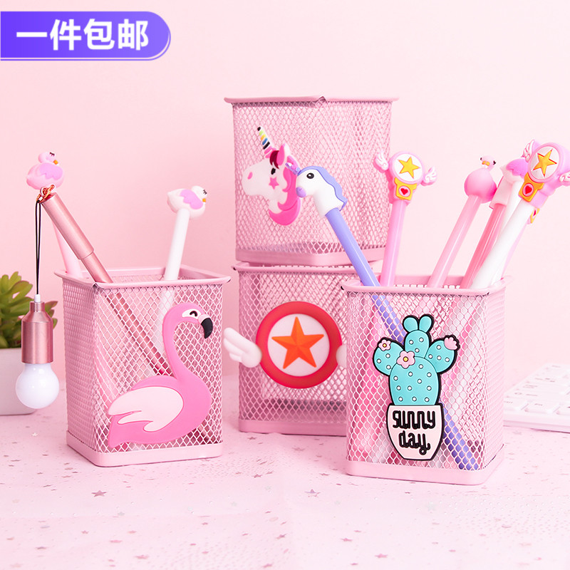 笔筒韩国创意时尚小清新学生多功能可爱桌面摆件梳子化妆刷收纳筒|ruв категории получать отделка, семьи, хранения приборов, бак для хранения, ручка - от Buy2taobao.com для оказания профессиональной услуги покупки агента Taobao