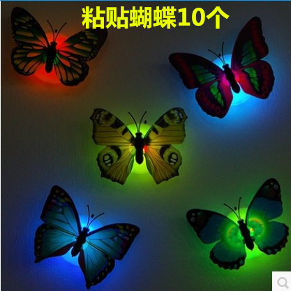 创意发光粘贴蝴蝶小夜灯玩具幼儿园儿童礼品夜市地摊货源批發包邮|ruв категории игрушка/коляска/головоломка/блоки/модель, электронный/сила/надувной/хитрые игрушки, светящиеся игрушки - от Buy2taobao.com для оказания профессиональной услуги покупки агента Taobao