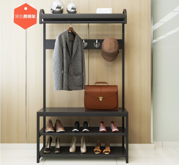 Foyer Coat rack shoe rack combination a living room to ground coat hanger woodiness coat hanger Shoe cabinet one multi-function simple and easyin the Residential furniture , Shelf , Coat Rack category - from Buy2taobao.com to provide professional Taobao agent buy service