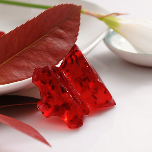  8折 布丁果冻 猫哆哩花齿轮 魔芋洛神花派 花糕 180克 5袋包邮