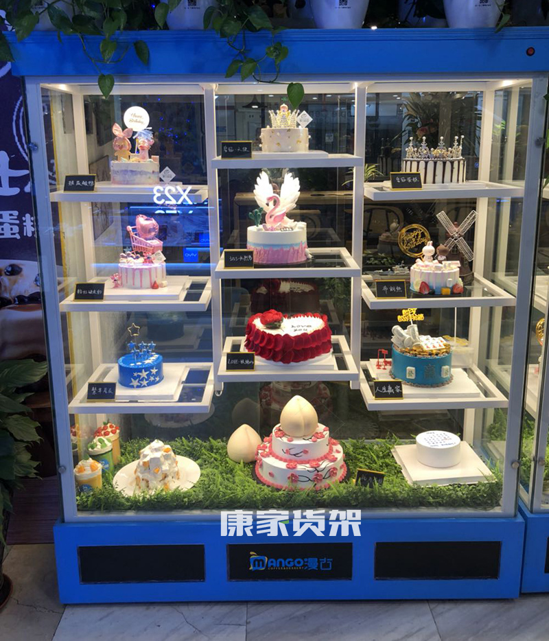 生日蛋糕样品仿真模型创意蛋糕店展示柜玻璃商用透明面包柜边柜|ruв категории коммерческий/офисная мебель, полки/витрина, хлеб стойка - от Buy2taobao.com для оказания профессиональной услуги покупки агента Taobao