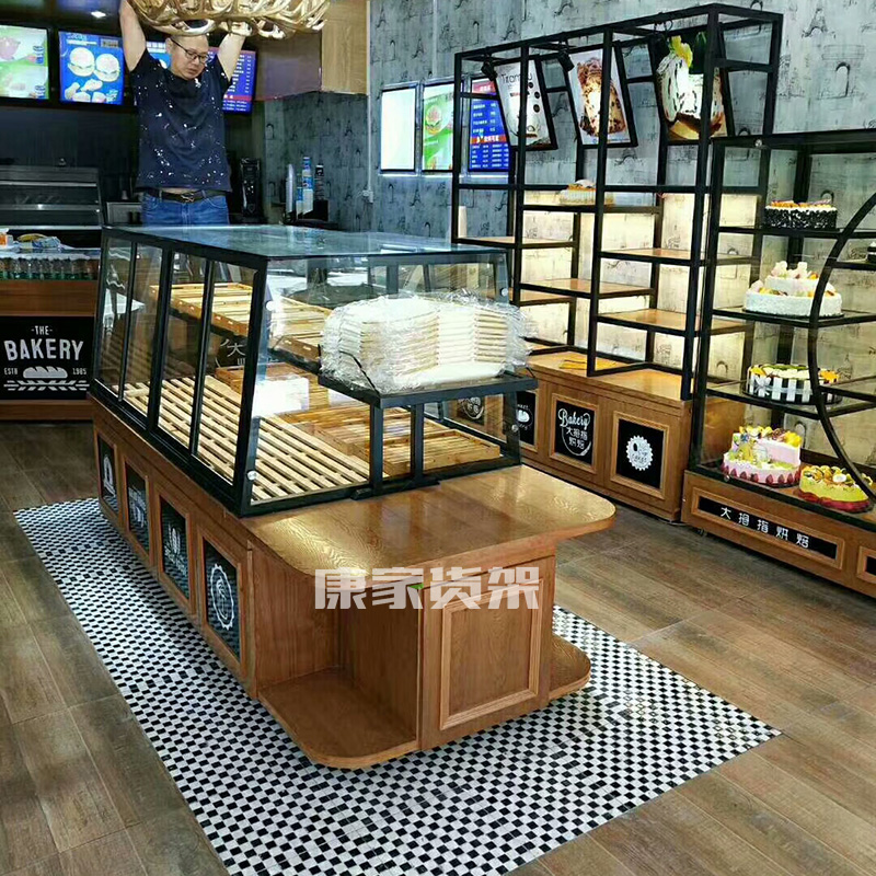 面包中岛柜展示柜玻璃商用烘焙蛋糕店展柜展示柜面包柜边柜抽屉式|ruв категории коммерческий/офисная мебель, полки/витрина, хлеб стойка - от Buy2taobao.com для оказания профессиональной услуги покупки агента Taobao