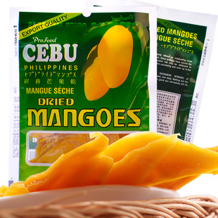  宿务雾CEBU顶级芒果干 菲律宾原装进口100克/袋 PK7D芒果干