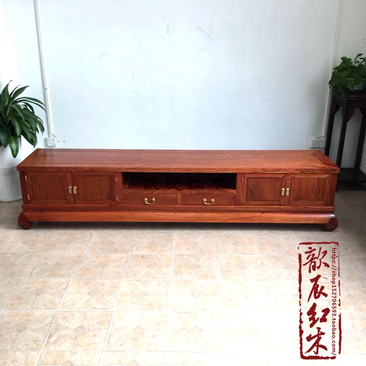 Mahogany furniture Burmese rosewood 2.4 one TV cabinet Large fruit sandalwood TV cabinet Cabinet solid woodin the Residential furniture , Cabinet , TV cabinet category - from Buy2taobao.com to provide professional Taobao agent buy service