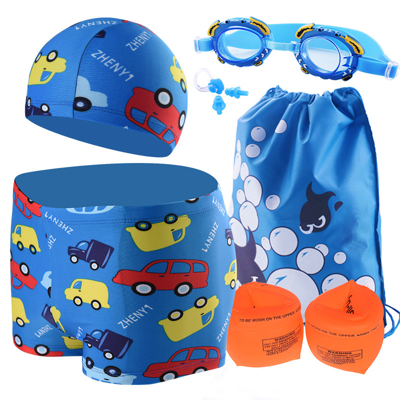 Children's swimming trunks Boy Boxer trunks CUHK Baby swimwear bathing cap Swimming goggles Swimming Suit equipment boyin the Sports/Yoga/Fitness/Fans supplies , Swim , Children's swimwear/Pants category - from Buy2taobao.com to provide professional Taobao agent buy service