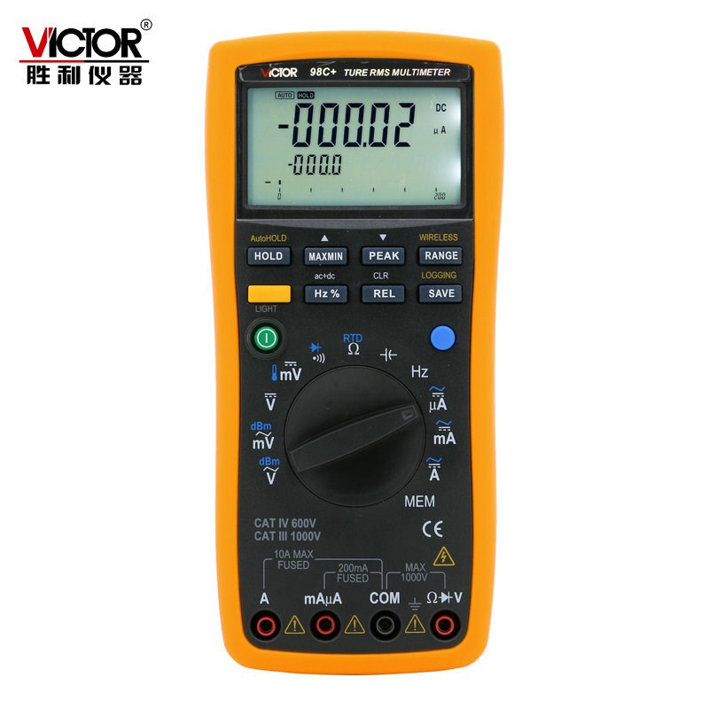 勝利儀器 智能型數字萬用表VC98C高精度表 帶電腦接口萬在類目 五金/工具, 儀器儀表, 萬用表中 - 來自Buy2taobao.com提供專業的淘寶代購服務