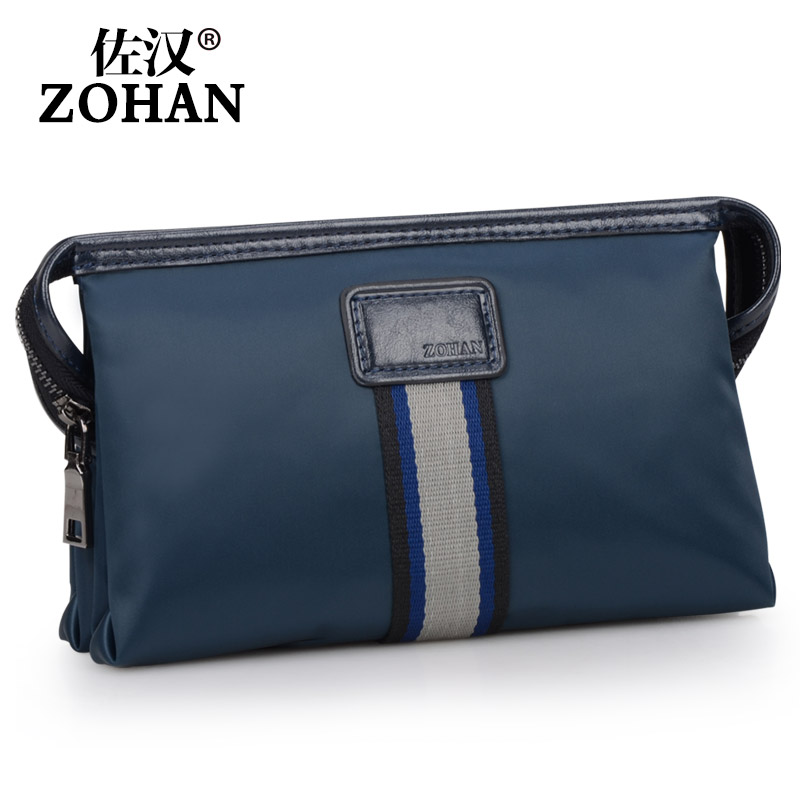 【牛津布手包男】_男手包尺寸多大好_牛津学