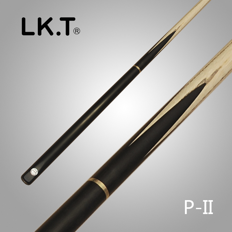 【lk.t专卖店】lkt英式 斯诺克台球杆 16彩黑檀球杆 p2素黑 3/4款