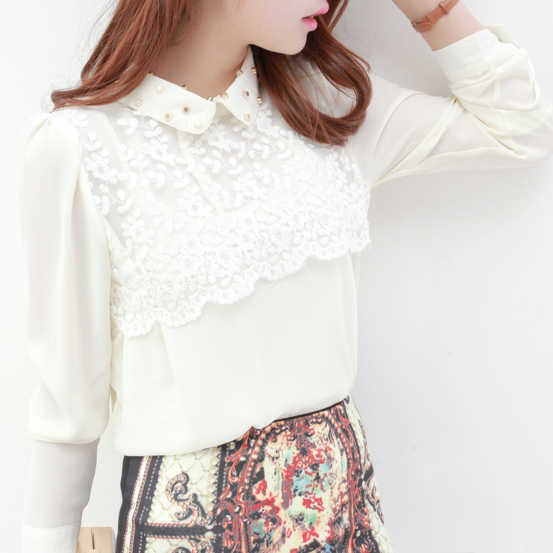 韩版女装甜美娃娃领...